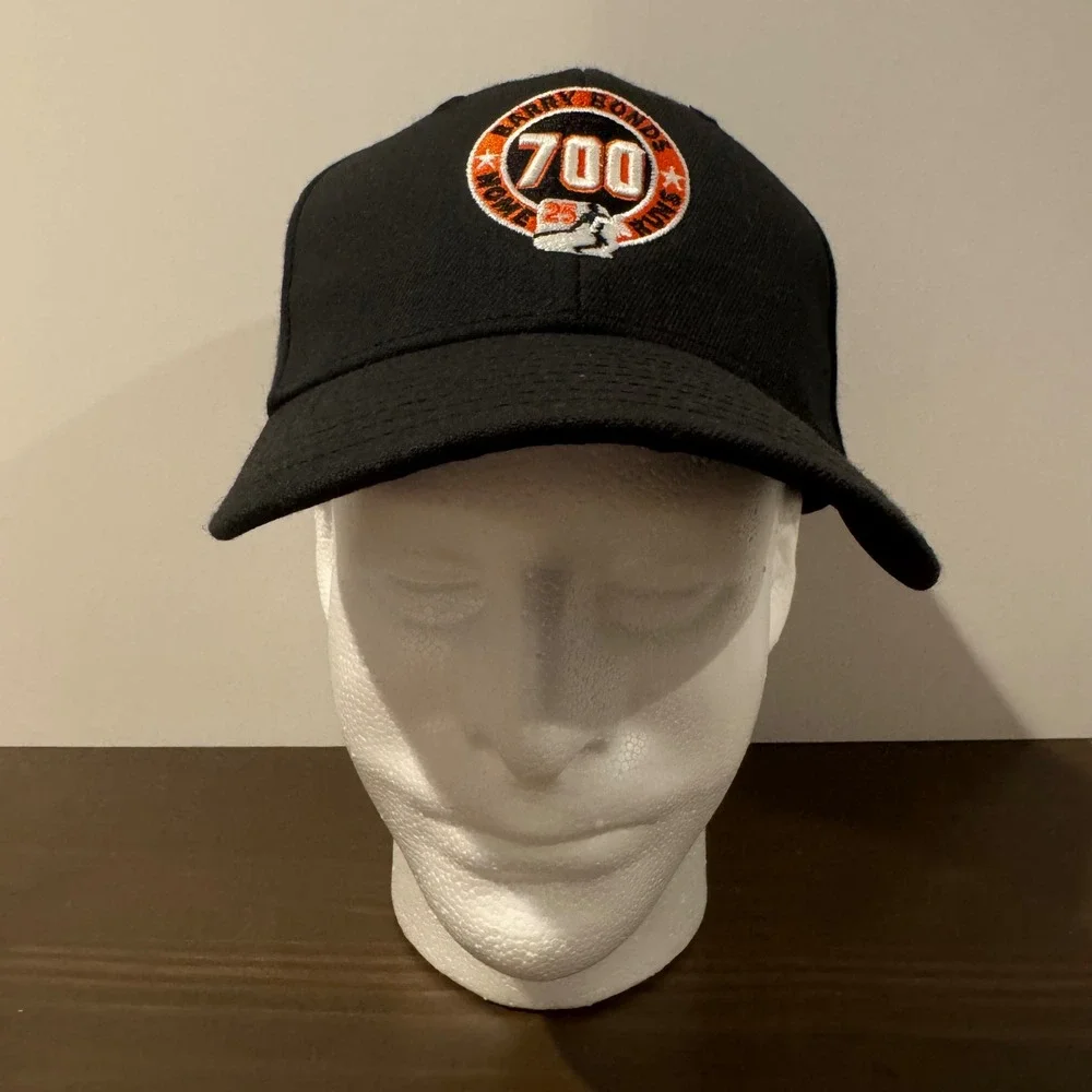 Vintage New Era Cap‎ Barry Bonds 700 Home Runs MLB Baseball Hat Adjustable OSFA